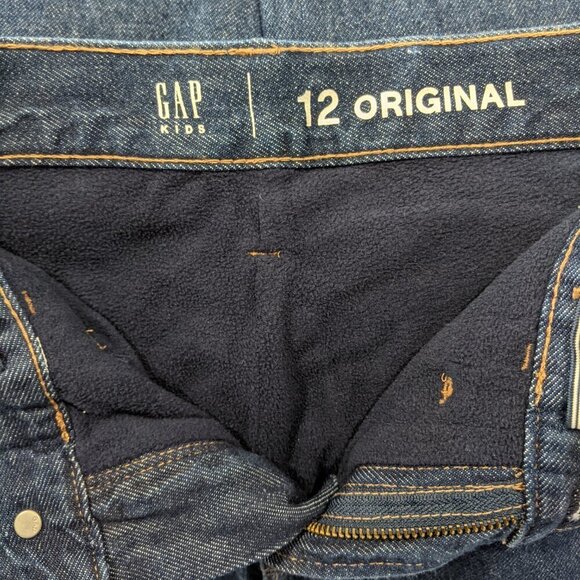 Boys NWT Fleece Lined GAP Jeans | Boys Size 12 - Picture 3 of 5